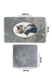 Mijölnir Juego de Alfombrillas de Baño Modcat - Fume